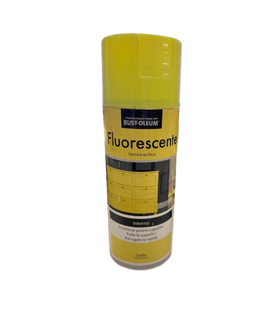 RUST-OLEUM - SPRAY GIALLO FLUORESCENTE FINITURA OPACA 400 ML
