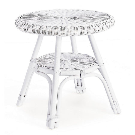 Tavolino "Alliss" in rattan e fibre naturali, per esterno, da 52 x 52 cm
