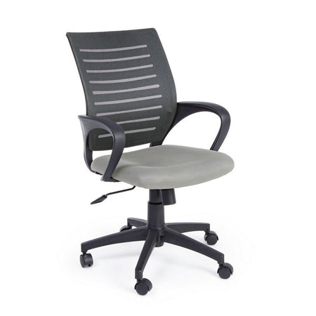 Sedia "Marion" da ufficio ergonomica con braccioli, altezza regolabile, ruote