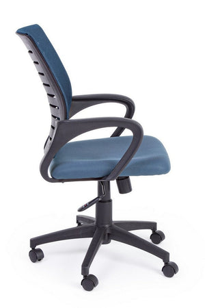 Sedia "Marion" da ufficio ergonomica con braccioli, altezza regolabile, ruote