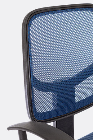 Poltrona "Ella" da ufficio ergonomica con braccioli, altezza regolabile