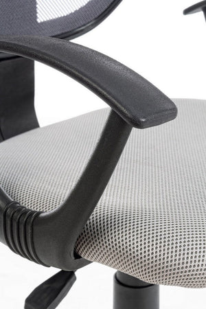 Poltrona "Ella" da ufficio ergonomica con braccioli, altezza regolabile