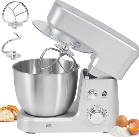 Impastatrice-Planetaria-Ciotola-Acciaio-4-LT-Impastatore-Robot-800W-Silver