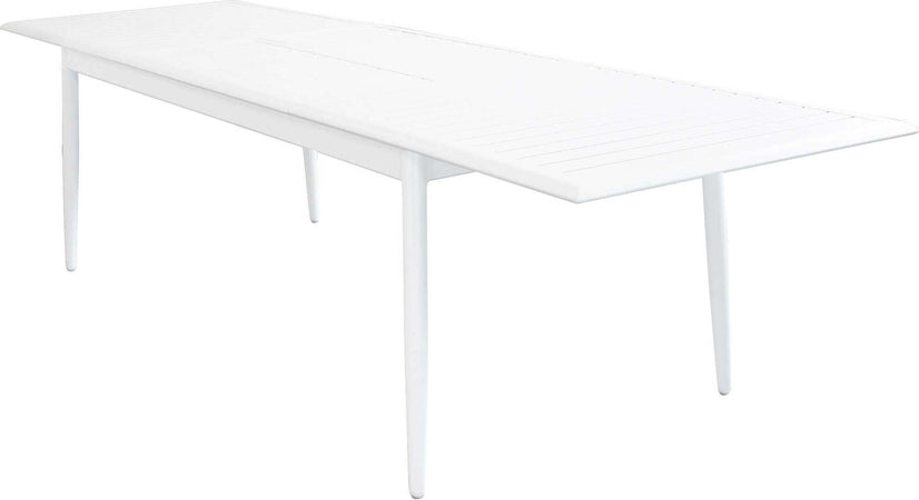 IMPERIUM---tavolo-da-giardino-allungabile-in-alluminio-200/300x90-Bianco-Milani-Home