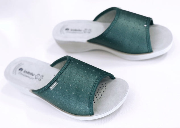 INBLU Ciabatte donna fascia acquamarina