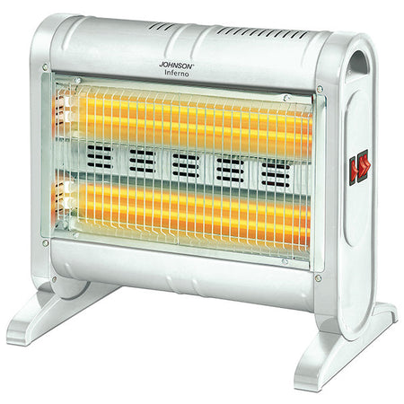 Stufa al Quarzo Ventilata Potenza 800-1600W 4 Tubi al Quarzo Ventilazione Indipendente Spegnimento Automatico Basso Consumo