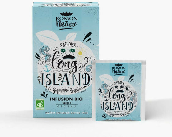 Infusion Sailor's Long Island bio - 16 bustine - infusione speziata a base di mela, menta piperita, zenzero e scorza di bergamotto è di per sé un'odissea.