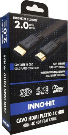 Inno-hit-cavo-hdmi-piatto-4k-hdr-2m-nero