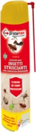 Insetticida Spray - con cannuccia - per insetti striscianti - 500 ml - Protemax Giardino e giardinaggio/Giardinaggio/Prodotti fitosanitari e pesticidi/Insetticidi/Insetticidi per ambienti/Vari insetti Eurocartuccia - Pavullo, Commerciovirtuoso.it