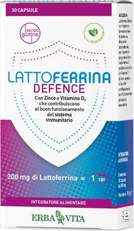 Integratore-alimentare-Lattoferrina-Defence-30-capsule-Erba-Vita