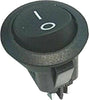 INTERRUTTORE BIPOLARE TONDO NERO DA INCASSO DIAMETRO FORO 20 mm. 4 FASTON Fai da te/Materiale elettrico/Interruttori e dimmer/Interruttori da cavo Rossi Ricambi - Venetico Marina, Commerciovirtuoso.it