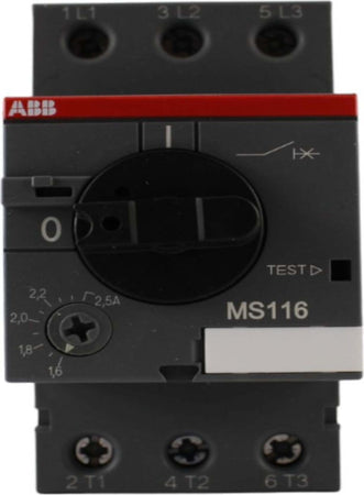 Interruttore-di-protezione-magnetotermica-(salvamotore)-1.6-2.5A-ABB