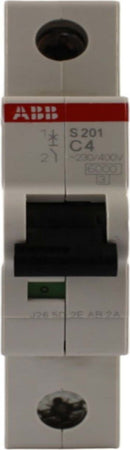 Interruttore-magnetotermico-1-polo-1-modulo-4A-curva-C-6kA-ABB