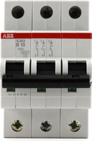 Interruttore-magnetotermico-3P-3-moduli-10A-Abb