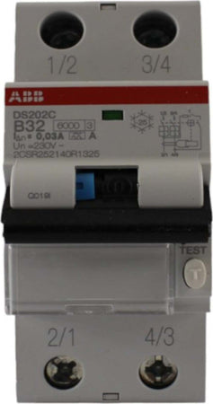 Interruttore-magnetotermico-differenziale-6KA-classe-A-32A-curva-B-ABB
