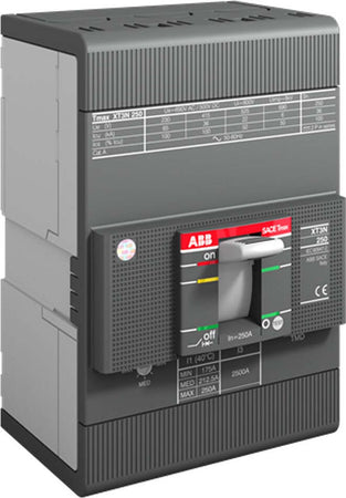 Interruttore-magnetotermico-XT3N-250A-3-poli-12-VCC-Abb
