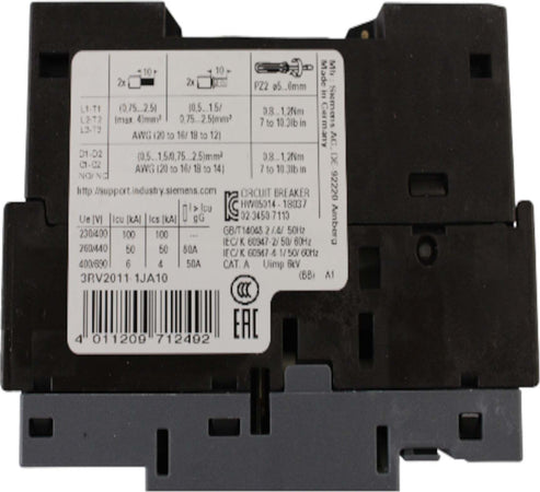 Interruttore-salvamotore-3x7,0A-10.0A-Siemens