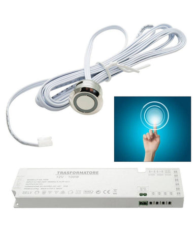 Interruttore Sensore Touch Dimmerabile Pulsante A Sfioro 12v 100w Luci Strisce Led