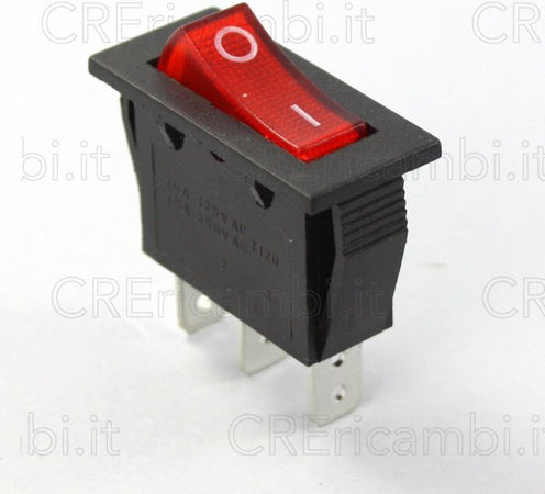 Interruttore-Unipolare-Luminoso-Rosso,-16A,-27x10mm,-3-Faston-da-6.3mm