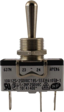 Interruttori-a-levetta-Mom-Off-Mom-SPDT-montaggio-a-pannello-10A-250V-Apem