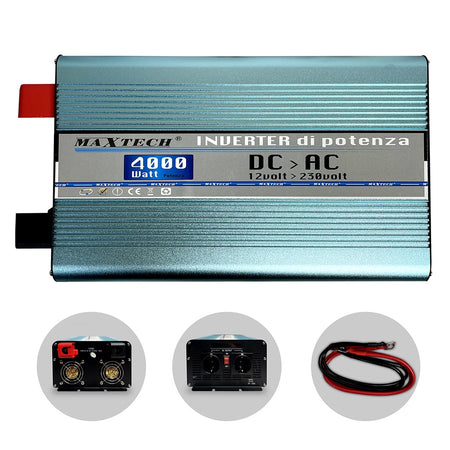 Inverter Di Potenza 4000 Watt Con Onda Sinusoidale Pura 12 V A 230 V Tsl4000-12v