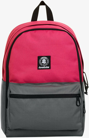 Invicta Plus Bicolor Zaino in Tessuto Riciclato per Ragazzi Con Tasche per Laptop/tablet E Porta Borraccia