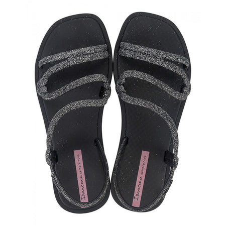 Sandali donna Ipanema Solar Glow Sand con finitura glitter e suola decorata
