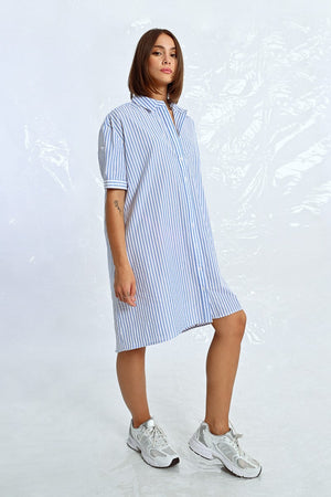 Abito Molly Bracken a camicia righe
