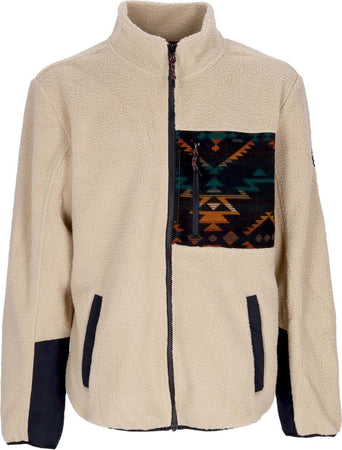 IRIEDAILY-Giubbotto-Pile-Uomo-Wonderer-Track-Jacket-Khaki-da-uomo