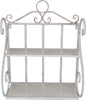ISABELLE---mensola-2-piani-stile-provenzale-in-ferro-verniciato-Bianco-Milani-Home