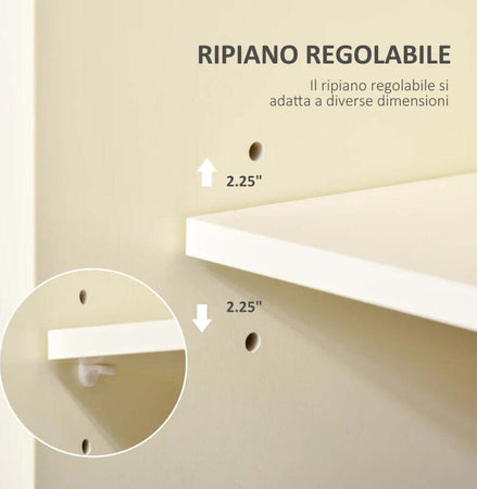 Isola-per-Cucina-per-Utensili-e-Accessori-con-Cassetti,-Armadietto-e-Portasciugamani,-110x49.5x89.5-cm,-Bianco-KY7801-171KY7