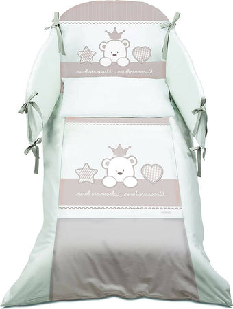 Italbaby Set Di Biancheria Da Letto Pony Baby Re Piumone Paracolpi Federa Colore Tortora/bianco, Multicolore, Taglia Unica Casa e cucina/Tessili per la casa/Biancheria per culle e lettini/Biancheria bimbi/Piumini Sanitaria Gioia del Bimbo - Villa San Giovanni, Commerciovirtuoso.it