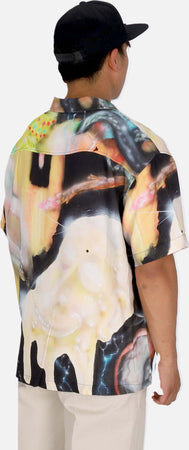 IUTER-Camicia-Manica-Corta-Uomo-Slime-S/s-Shirt-Multicolor-da-uomo