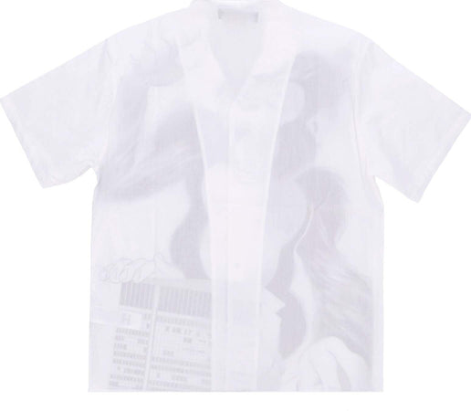IUTER-Camicia-Manica-Corta-Uomo-Xiuter-Giant-Shirt-White-da-uomo