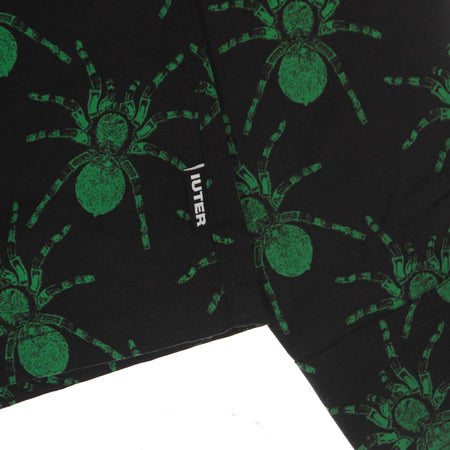 IUTER-Camicia-Manica-Lunga-Uomo-Spider-Shirt-Black-da-uomo