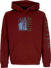 IUTER-Felpa-Cappuccio-Uomo-Cruel-World-Hoodie-Burgundy-da-uomo