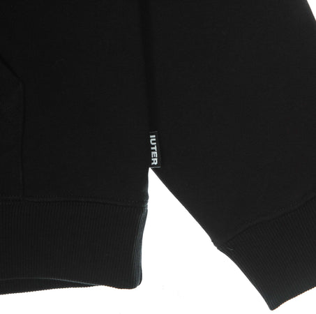 IUTER-Felpa-Cappuccio-Uomo-Hungry-Hoodie-Black-da-uomo