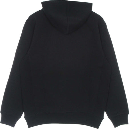 IUTER-Felpa-Cappuccio-Uomo-Logo-Hoodie-Black-da-uomo
