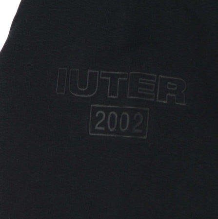 IUTER-Felpa-Cappuccio-Uomo-Logo-Hoodie-Black-da-uomo