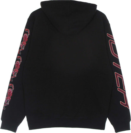 IUTER-Felpa-Cappuccio-Uomo-Skeleton-Hoodie-Black-da-uomo