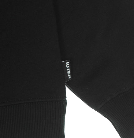 IUTER-Felpa-Cappuccio-Uomo-Skeleton-Hoodie-Black-da-uomo