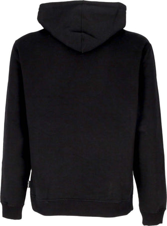 IUTER-Felpa-Cappuccio-Uomo-Skull-Hoodie-Black-da-uomo