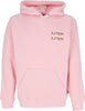 IUTER-Felpa-Cappuccio-Uomo-Spine-Skulls-Hoodie-Pink-da-uomo