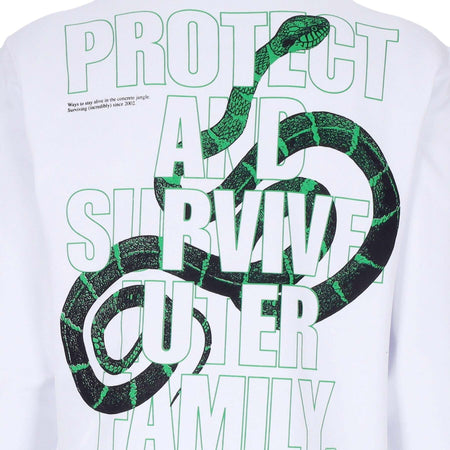 IUTER-Felpa-Cappuccio-Uomo-Stay-Alive-Hoodie-White-da-uomo