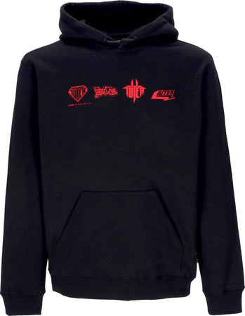 IUTER-Felpa-Cappuccio-Uomo-Timeless-Hoodie-Black-da-uomo