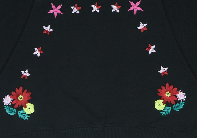 IUTER-Felpa-Leggera-Cappuccio-Uomo-Bouquet-Hoodie-Black-da-uomo