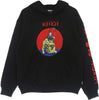 IUTER-Felpa-Leggera-Cappuccio-Uomo-Demon-Hoodie-Black-da-uomo