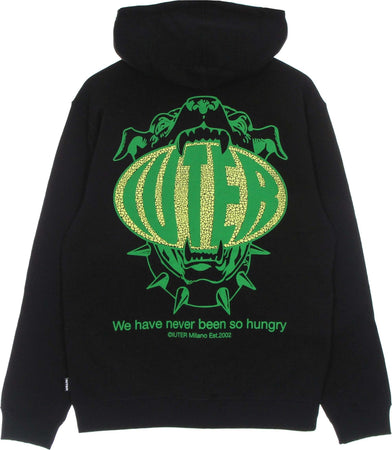 IUTER-Felpa-Leggera-Cappuccio-Uomo-Hungry-Hoodie-Black-da-uomo