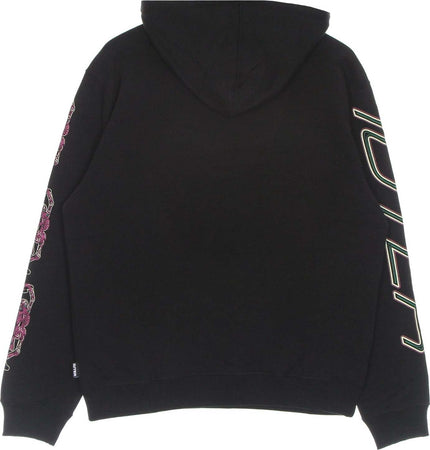 IUTER-Felpa-Leggera-Cappuccio-Uomo-Skeleton-Hoodie-Black-da-uomo