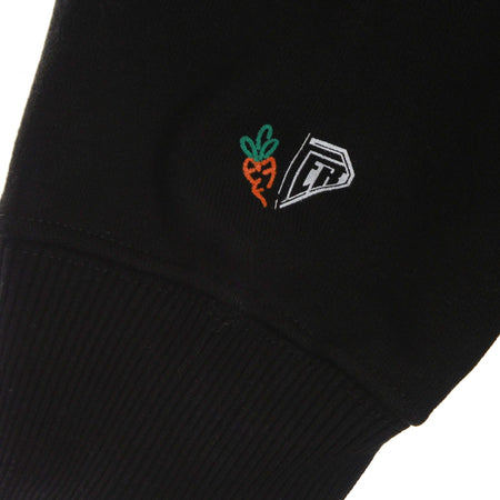 IUTER-Felpa-Leggera-Cappuccio-Uomo-Split-Hoodie-X-Carrots-Black-da-uomo